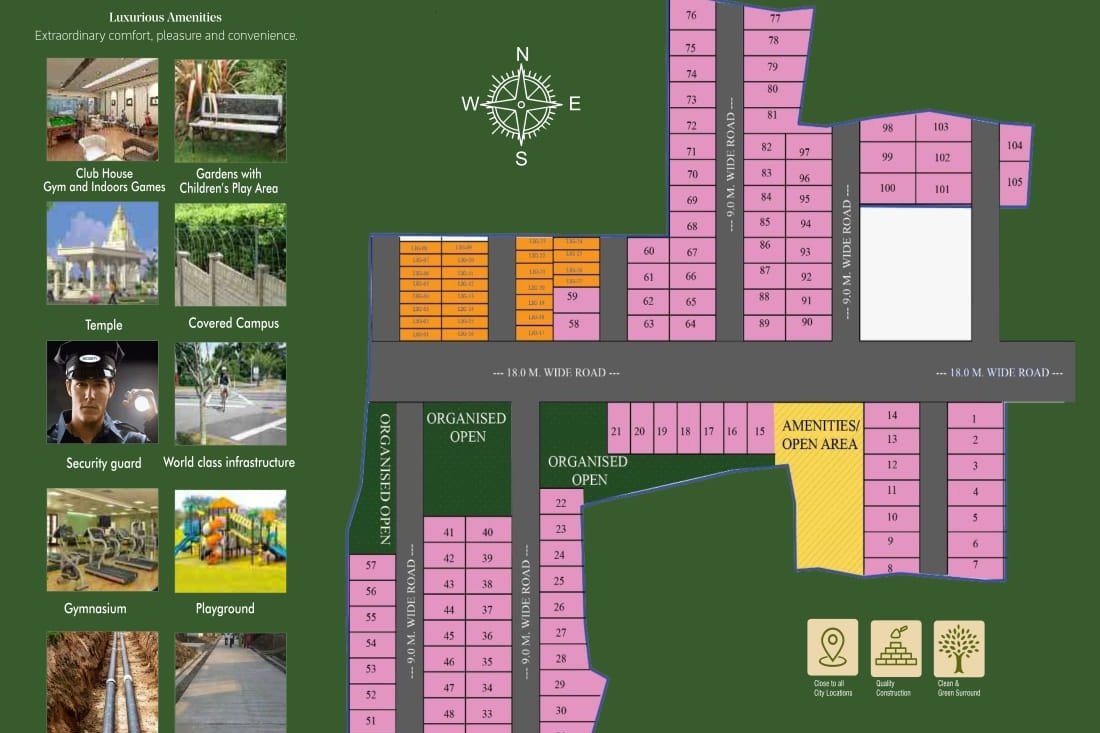 Residential plots in Pirda, Raipur, Chhattisgarh at 3 Rehaja Green Residential plots in Pirda, Raipur, Chhattisgarh at 3 Rehaja Green